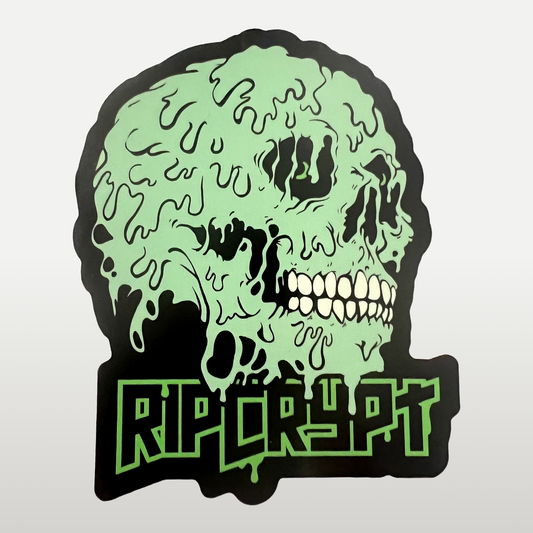 Flying Skull Sticker